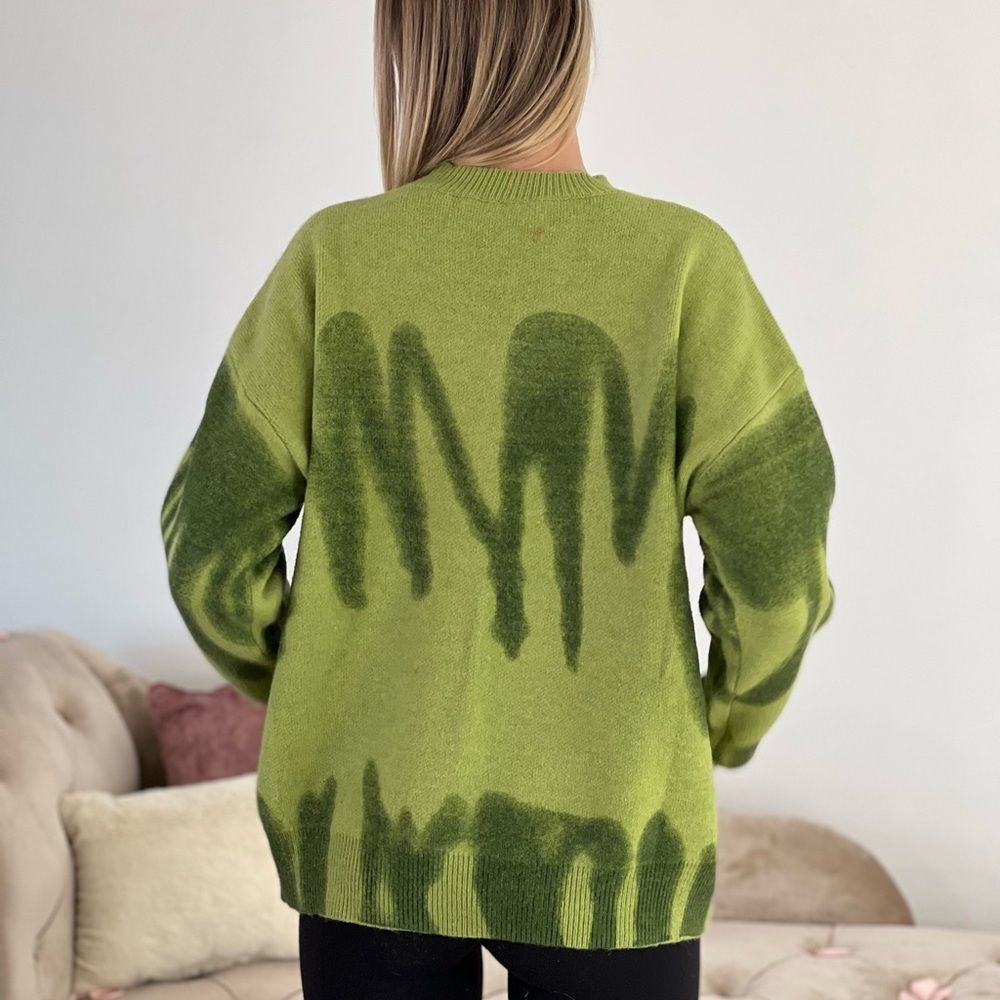 Spray Print Sweater - Picture 4 of 5